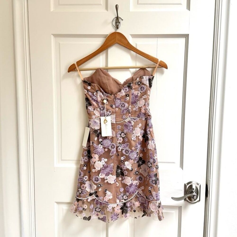 NWT For Love & Lemons Posy Mini Dress Size XS - Picture 11 of 12